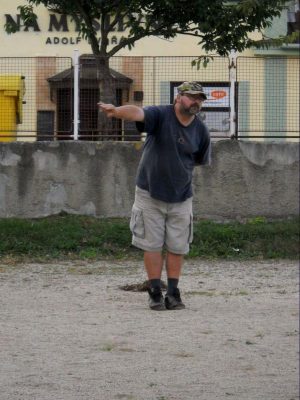 Pozor! Pálí klubový ostrostřelec Peťa Linduška.